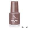 GOLDEN ROSE Wow! Nail Color 6ml-45